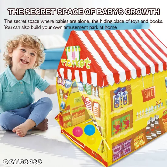 Wholesale Kids Camping Playhouse Baby Folding Ocean Ball Pool Indoor Boys Game House Children's Tent