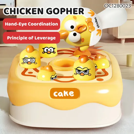 Wholesale Baby Coordination Electric Whack a Mole Hammers Electronic Board Game for Kids