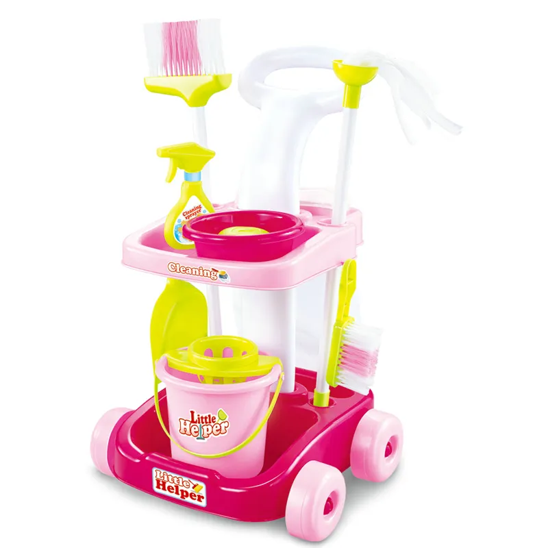 Wholesale Pretend Plastic Children House Cleaning Play Toy Sets for Kids