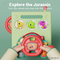 Children Interactive Plastic Education Electric Plastic Racing Adventure Steering Wheel Toys for Children
