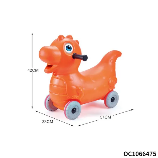 Wholesale Baby Balance 2in1 Big Cartoon Animals Dinosaur Baby Horse Kid Ride on Car Toy