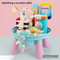 Wholesale Montessori Baby Bath Building Blocks Table Set Spray Water Games Toy for Kids