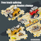 Wholesale Engineering Toy Truck Educational Indoor Construction Jigsaw Puzzle Train Race Car Track Toy Truck Toy with Slots