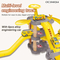 Parking Lot Toy Car Adventure Kids Race Track Toy for 3 4 5 Age Boys with Diecast Engineering Trucks Plastic Catapult Plane Toy