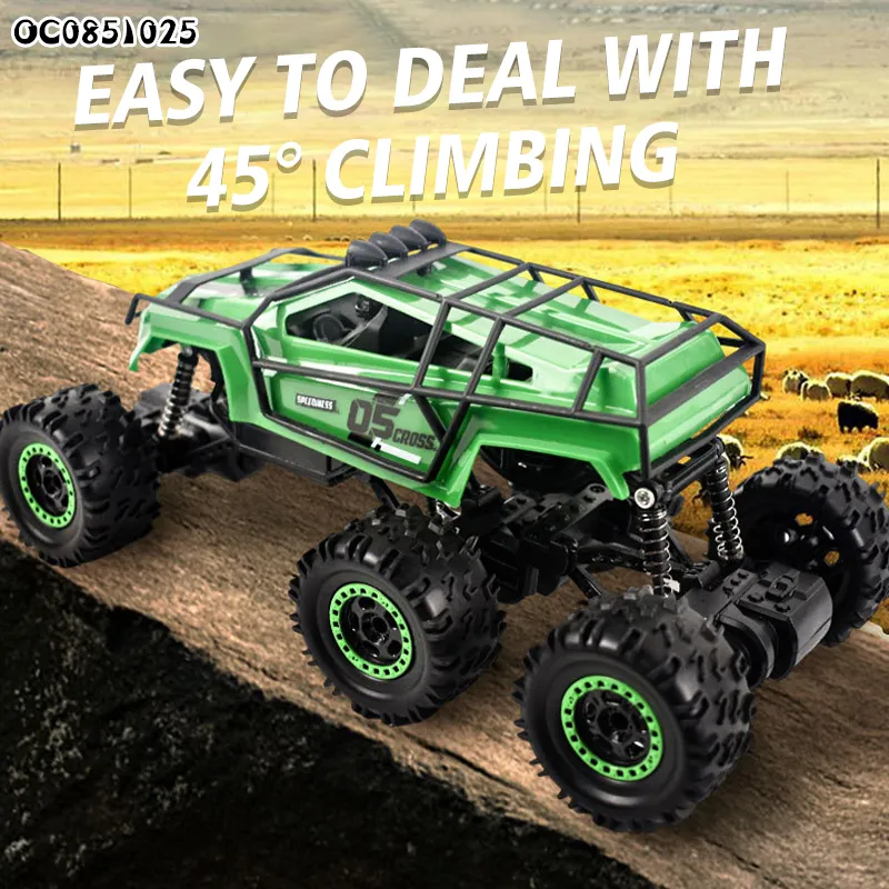 Wholesale 6 Wheels Remote Rock Climbing Model RC Cars Toy with High Speed off Road