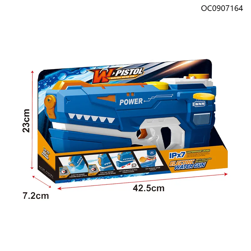 Children's Kids Plastic High-Pressure Toys Large Capacity Electronic Water Gun to Fun