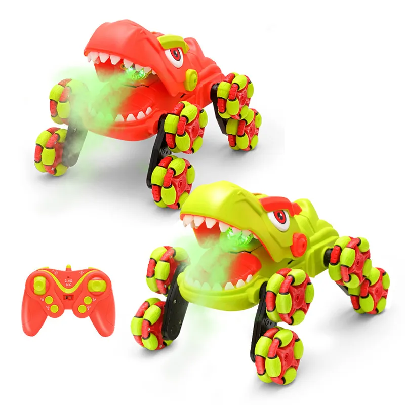 Wholesale Dinosaur RC Remote Control New Stunt Car Climbing Toy 360 Rotating