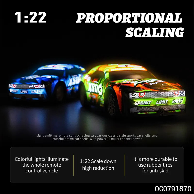1: 22 Scale Remote Control Racing High Speed Toys RC Car for Kids