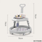 Height Adjustable Round Latest Design Small Size Safety Lovely Baby Chairs Baby Walker with Wheels for Infant Learning Walk