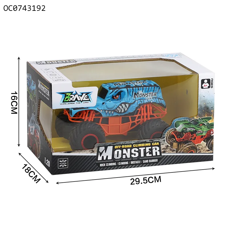 Hot Selling Cool 1: 20 2.4G Stunt RC Remote Control Dinosaur Toy Car for Kids