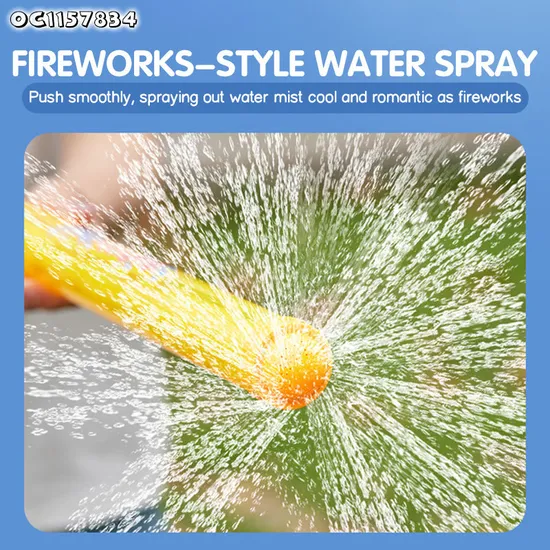 Summer Promotional Trendy Fireworks Water Gun Made in China Powerful Water Spray High Pressure Pump Toy Water Gun for Kids