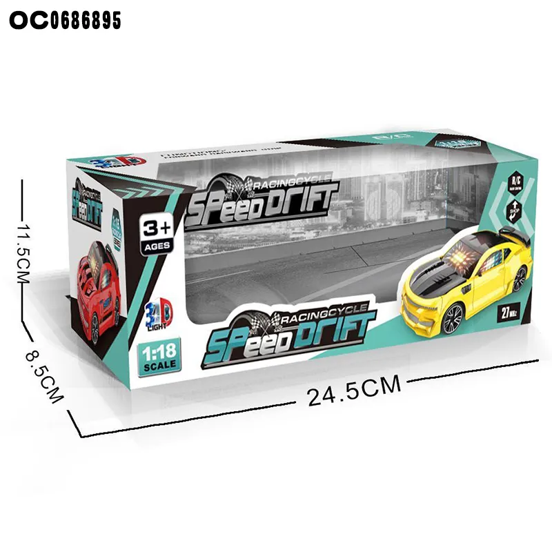Electric RC 1: 18 Scale Model Toy Car Remote Control Drift Racing Cars for Kids