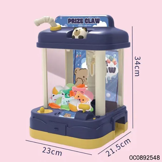 Battery Powered Toy Coin Operated Crane Claw Vending Machine for Kids
