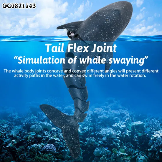 2.4G Remote Control Whale Swimming Pool Accessories Toys Custom for Kids