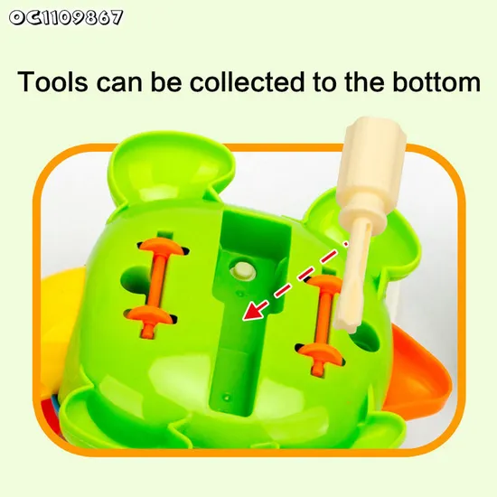 Animal Assembly Tool Kits Small Promotional Turtle Small Plastic Self Disassembling and Assembling Toy for Kids with Screws Nuts