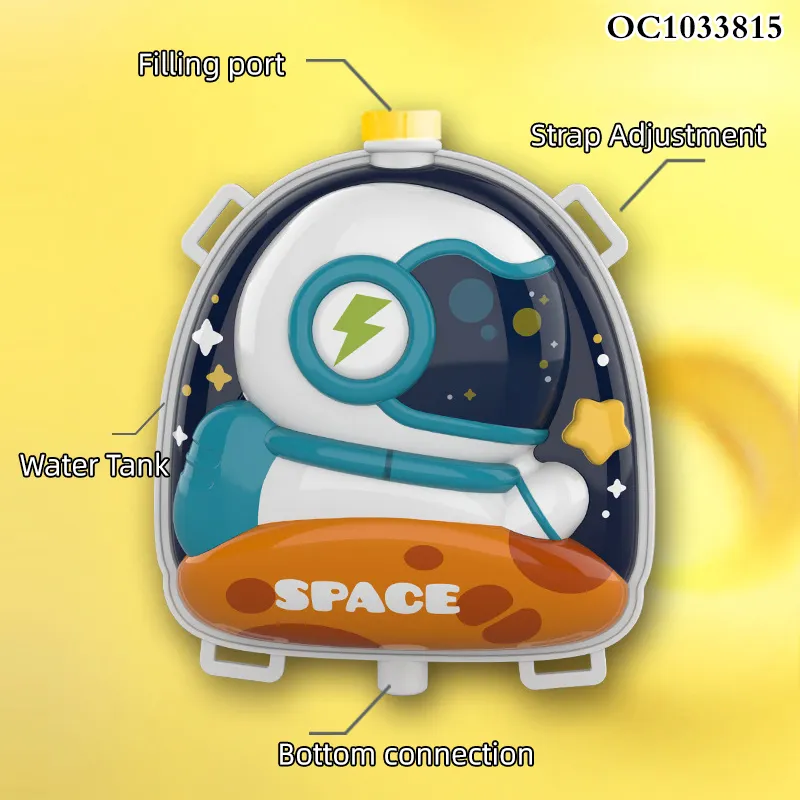 Electric Outdoor Beach Play Summer Game Machine Backpack Storage Water Gun with for Kids