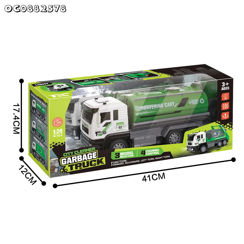 Wholesale Plastic Electric 1: 24 Scale Truck Models Remote Control Toys