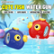 Kids Summer Handheld Water Shooting Outdoor Custom Logo Plastic Fish Shape Water Gun Toy for Garden Swimming Pool