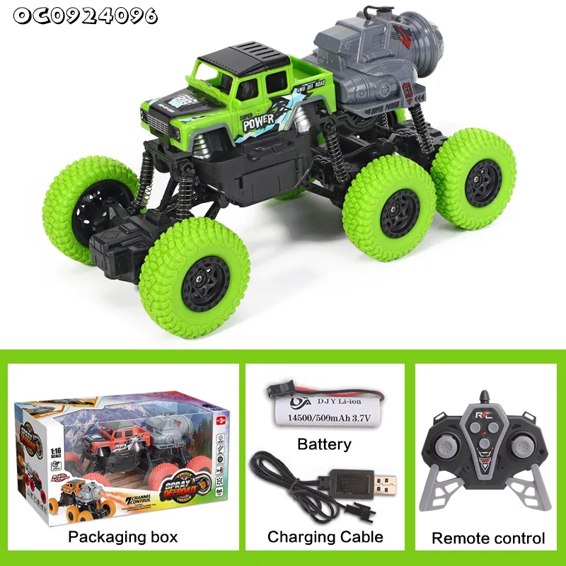 Remote Control off Road Vehicle Toys 6 Wheel RC Drift Hobby Grade Car for Kid
