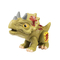 Children Triceratops Electric Toy Dinosaur Model Moving and Can Walk Battery Operated with Night Light and Sound for Kids