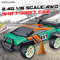 Remote Control Drifting Games Car 4WD Race Game High Speed Sports Wholesale RC 1: 18 Scale Cars