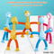 Stress Relief Spring Telescopic Suction Cup Giraffe Toy Tube Fidget Other Baby Squeeze Toys Plastic