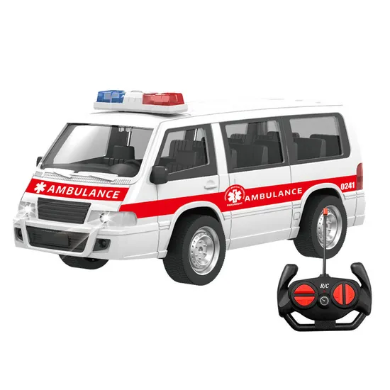 Wholesale Remote Control RC Ambulance with Light Toy Car for Kids