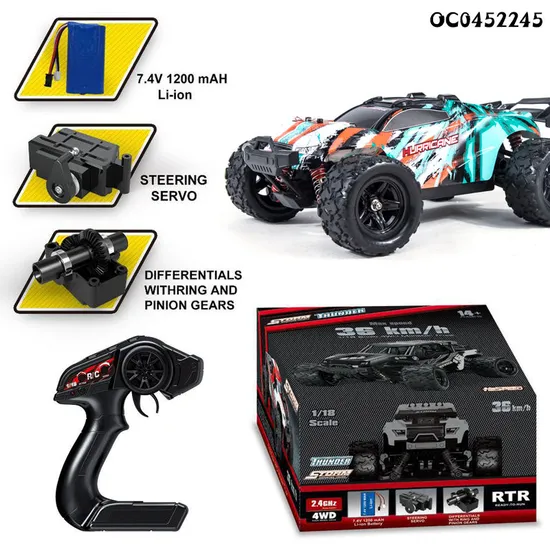 RC Racing Toys Car High Speed 1: 18 Model Remote Control off Road Toy Car