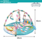 Hot Selling Baby Activity Animal Exercise Crawling Mat Newborn Foldable Safe Baby Play Gym Mat