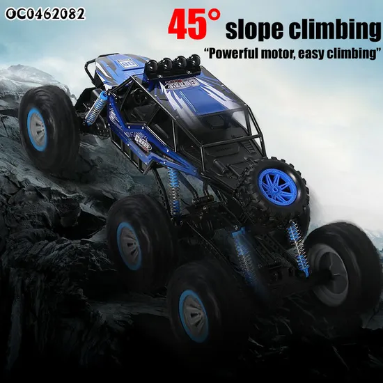 Metal off-Road 1: 8 Electric Remote Model Control RC Drift Toy 6 Wheels