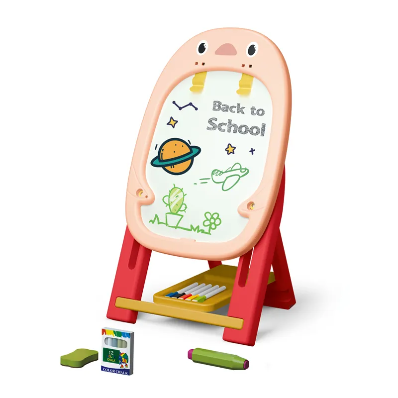 Popular Plastic Reusable Kids Double Sided Drawing Magic Montessori Educational Board