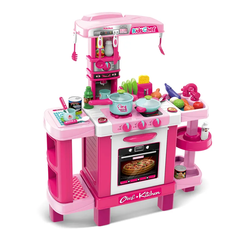 New Kids Pretend Vegetable Fruit Food Play Children's Plastic Kitchen Set Toys