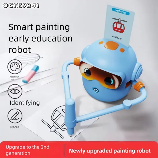 Drawing Learning Art Painting Educational Drawing Interactive Robot Machine Montessori Educational Toys for Children