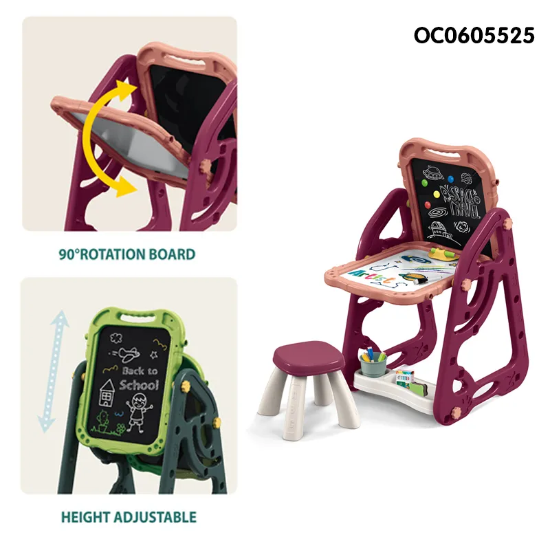 Foldable Double Sides Children Art and DIY Wholesale Magnetic Writing Toys Drawing Board