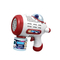 Summer Outdoor Transparent Automatic Space Bubble Blower Gun Toy Light Battery Operated Plastic Bubble Bottle Gun