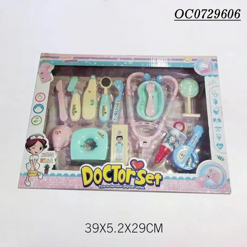Wholesale Medical Pretend Play Game Nurse Montessori Doctor Role Play Set Toy for Kids
