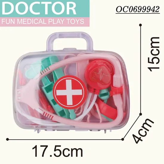 Wholesale Funny Kids School Education Role Pretend Play Cheap Plastic Interactive Montessori Doctor Play Set for Kids Toy
