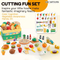 Wholesale Little Food Cutting Plastic Children House Play Kids Cook Set Educational Coqnitive Role Play Toys for Children