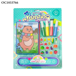 Wholesale Painting Colored Kids DIY Art Set Educational Child Montessori Cartoon Handmade Popular DIY Toy