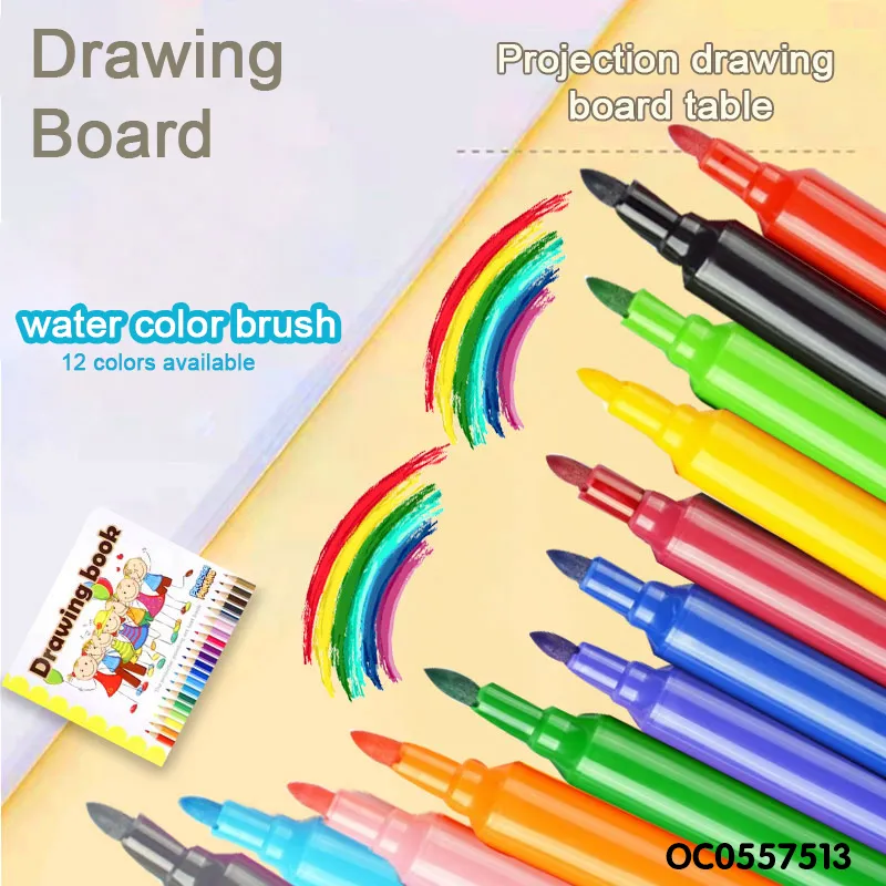 Kids Colour Set Toys Creative Projector Wholesale Magnetic Writing Drawing Table Board