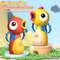 Hot Selling Children Cartoon Duck Soap Bubble Machine Wand New Release Manufacturers Wholesale Bubble Toys with Liquid for Kids