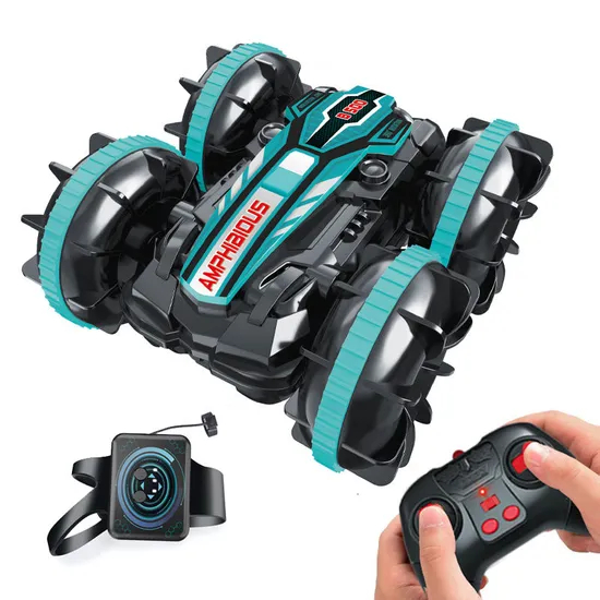 High Speed Rolling Remote Control Gesture Amphibious RC Stunt Vehicle Toy Car Vehicle Toy for Kids