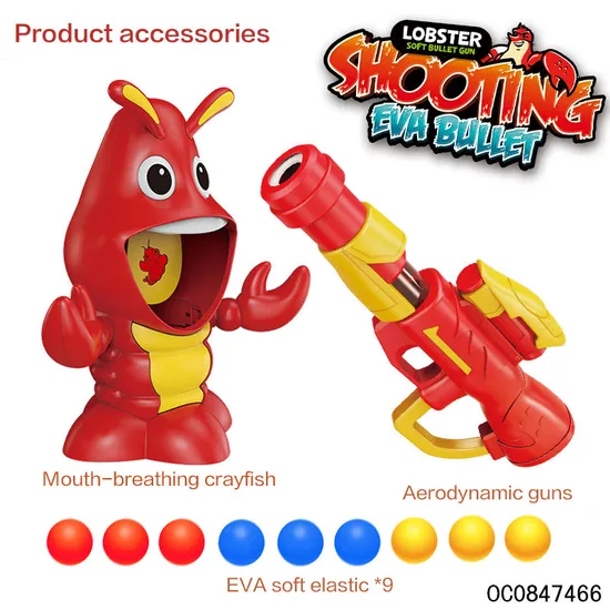 Hot Selling Soft Bullet Airsoft Air Pressure Gun Toys with Shooting Game Target