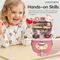 Wholesale Children Small Simulation Plastic Kitchen Mini Appliances Pink Cooking Pretend Toys for Kids