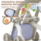 Wholesale Designed Plastic Musical Cartoon Montessori Toy High Quality Educational Standing Baby Walkers with Wheels