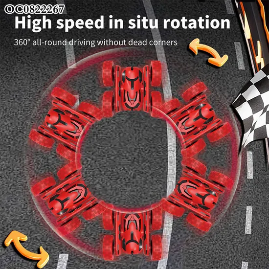 Wholesale Electric 360 Degrees Double-Sides Stunt Model Remote Control Toy Car