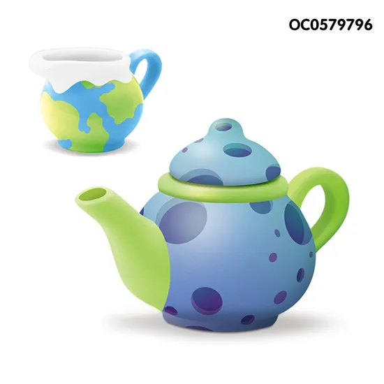 Wholesale Child Ceramics Tea Set Kits Popular DIY Montessori Handmade Toy