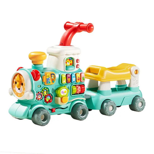 Stand Learning Walker 2 in 1 New Model Design Car Shaped Push Wholesale New Designed Educational Baby Train Walker