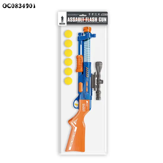 Long Safe New Toys Air Powered Shooting Games Soft Foam Balls Kids Gun for Boys