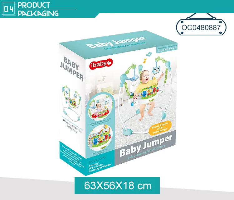 Kids Cheapest Price Multifunction Jumping Chair Wholesale Designed Infant Standing Baby Walker with Music